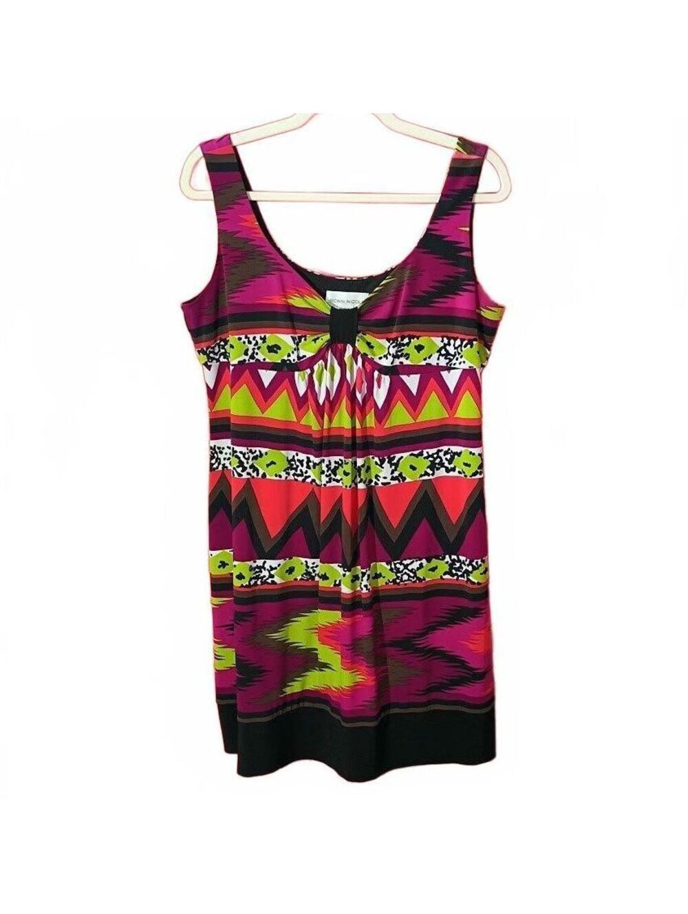 Ronni Nicole Sleeveless Multicolor Printed Dress Size 12